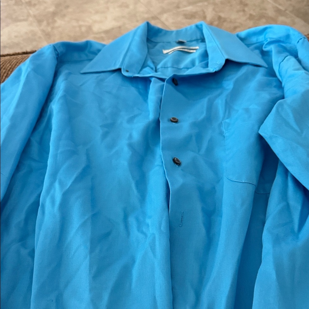 Geoffrey Beene Vibrant Blue Shirt Jacket